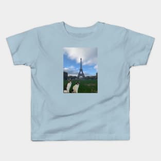 Kittans in Paris Kids T-Shirt